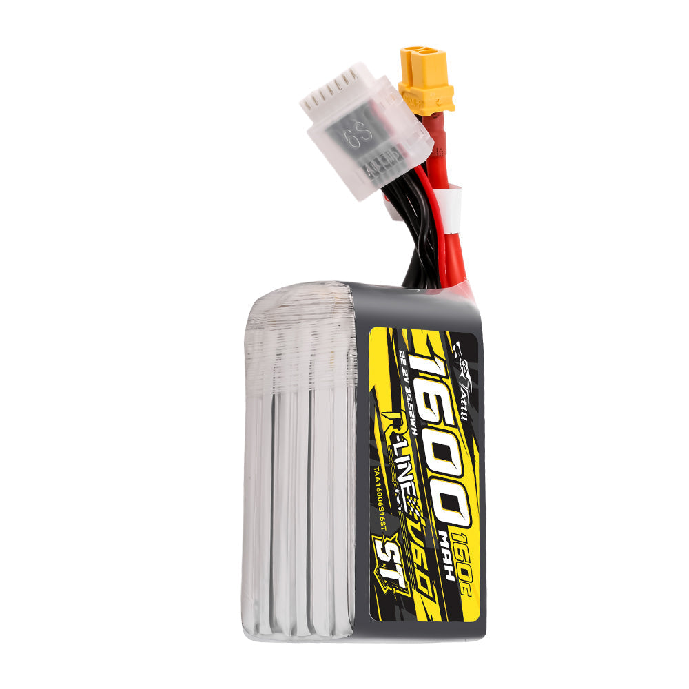 Tattu R-Line Version 6.0 1600mAh 6S1P 160C Lipo Battery