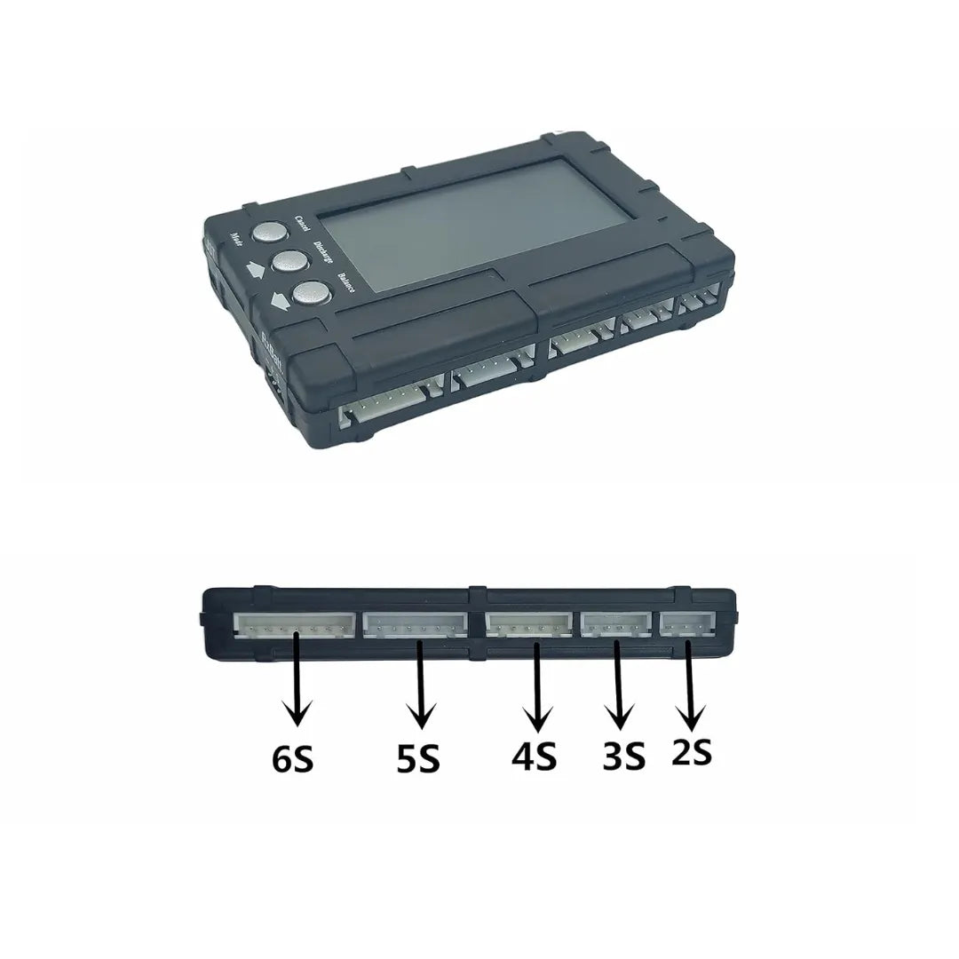 Voltage Meter Tester - LiPo/LiFe 2-6s Battery Balancer and Discharger
