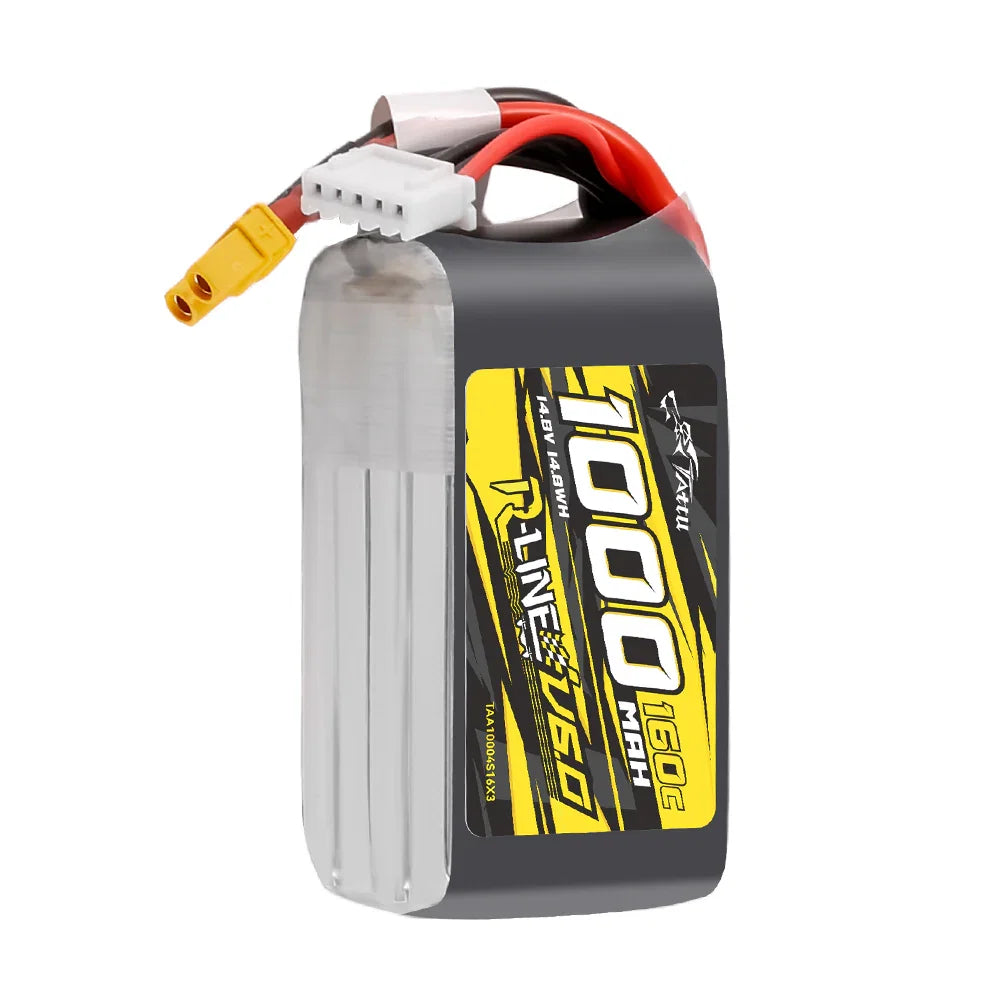 Tattu R-Line Version 6.0 1000mAh 160C 4S1P XT30 LiPo Battery
